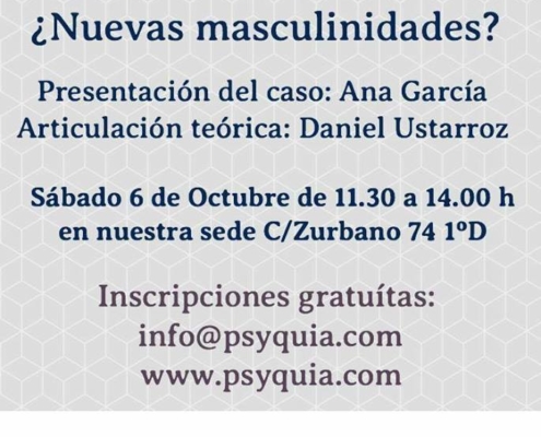 Nuevas Masculinidades. Ana Garcia Daniel Ustarroz